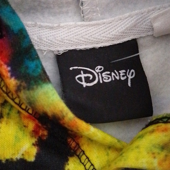 Disney Mickey Mouse tie-dye colourful unisex small  hoodie. - Picture 3 of 4